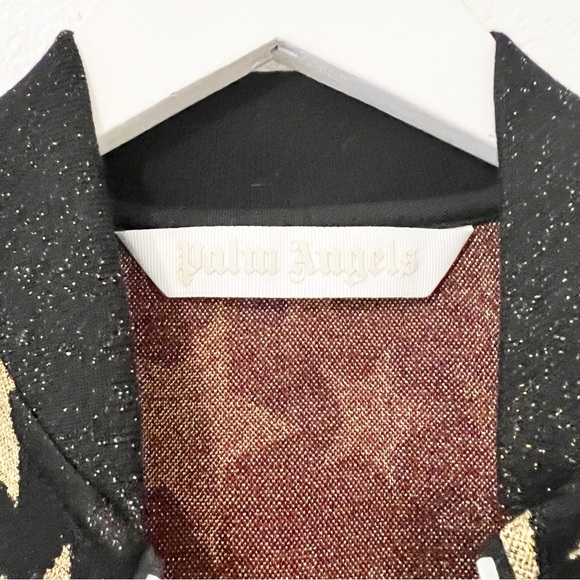 Palm Angels Glittered jacquard track jacket Star Print Zip Size Small S * - Picture 3 of 8